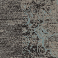 Patchwork Taupe-Lichtblauw 610